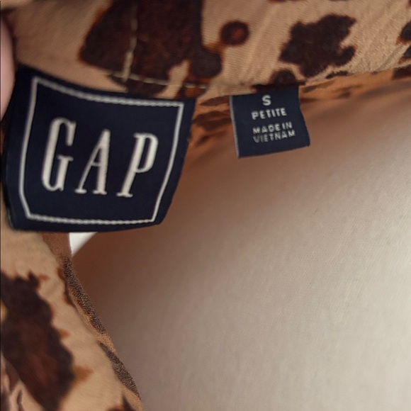 GAP SP Leopard Print Midi Skirt - Brown and Black adjustable bow cheetah y2k - Picture 4 of 6